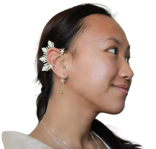 3-Star & Sun Inspired Ear Cuff Sun | Philippine Accessory - Image 4