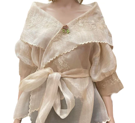 Premium Cultural Spanish Alampay Filipiniana - Maria - JLRM026 - Image 3