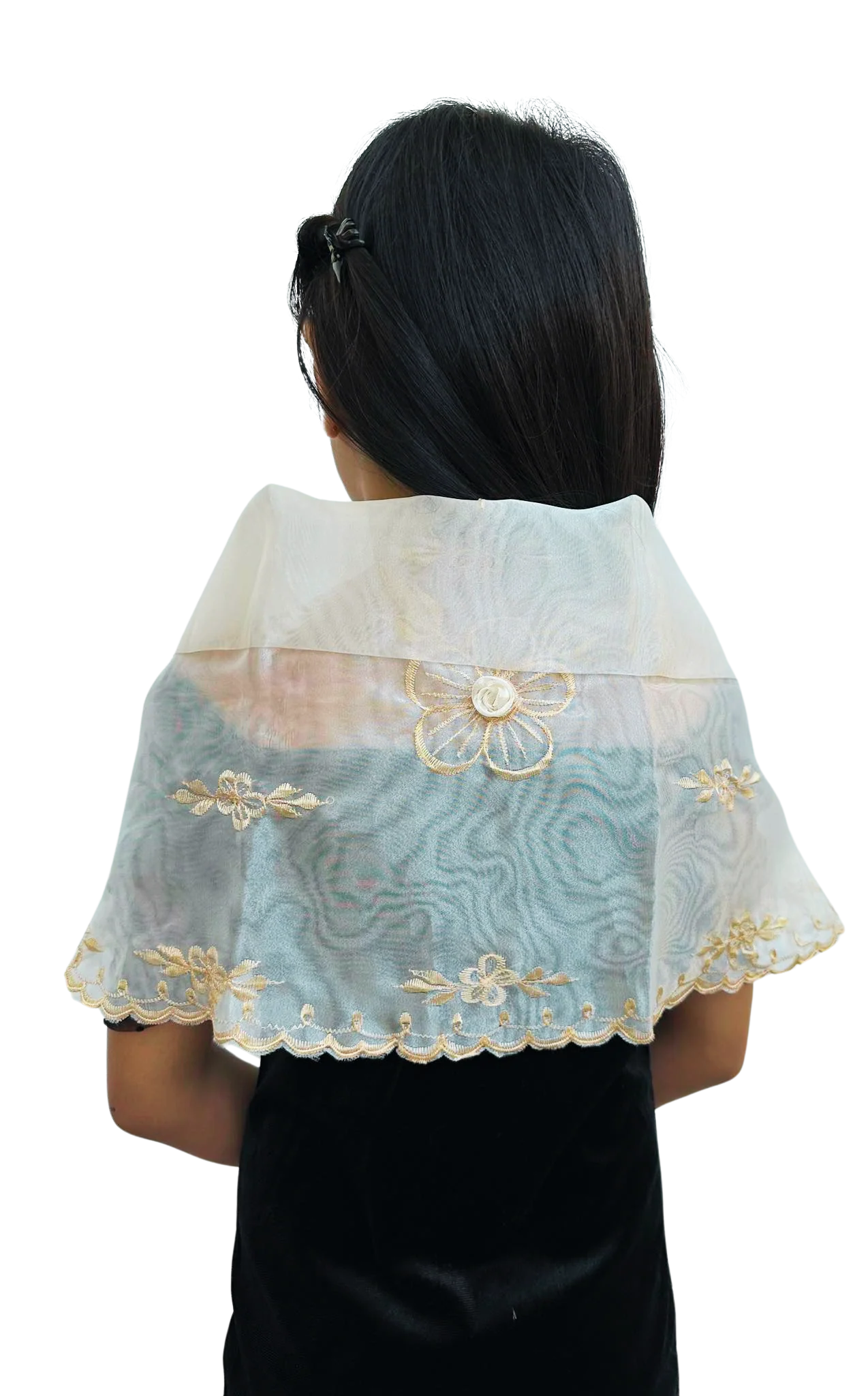 Premium Organza Girls Filipiniana Alampay - Natalie -  LZ001 - Image 7