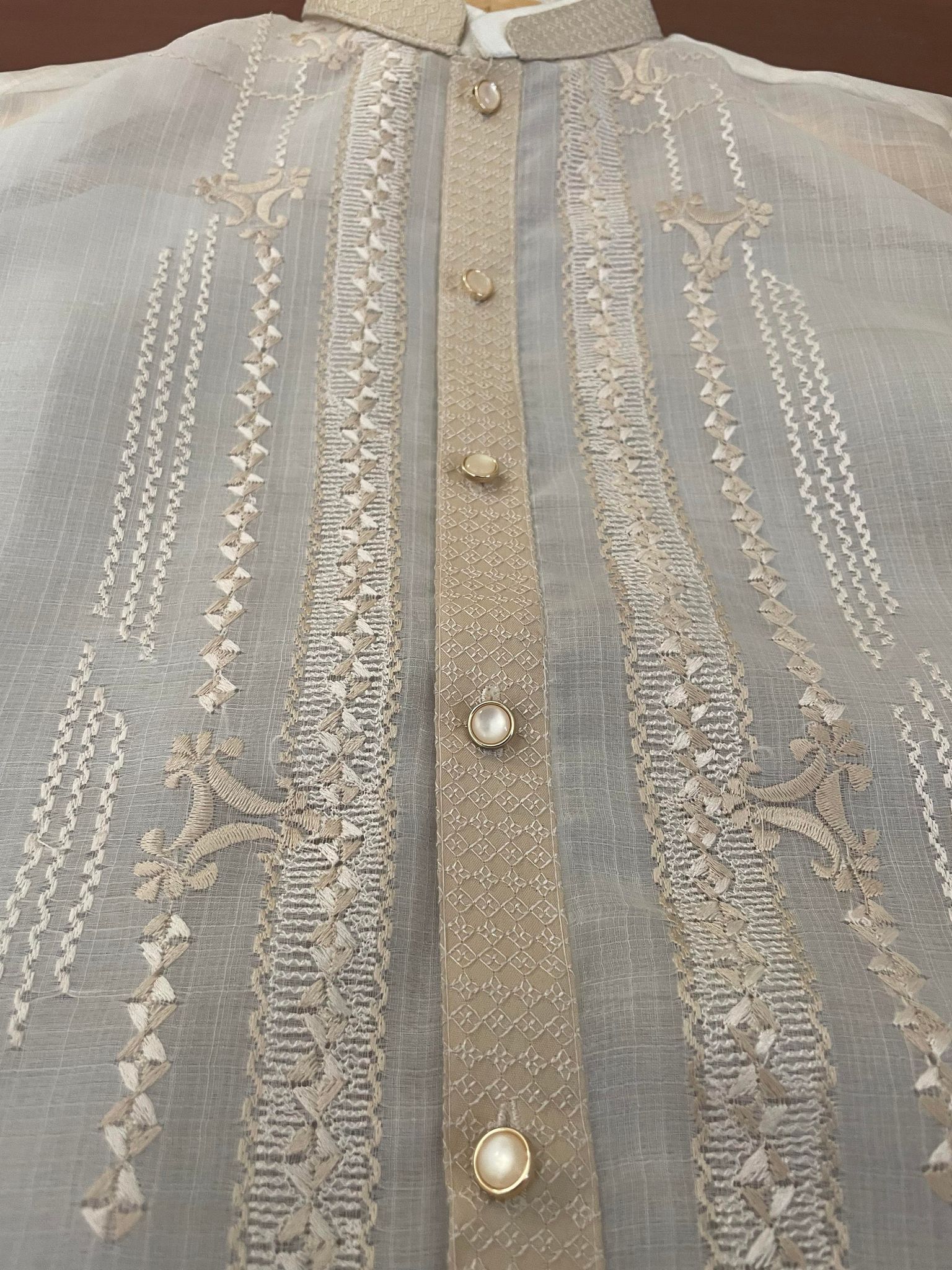 Cocoon Classic Premium Barong Tagalog Full Open - Joshua - JV401 - Image 6