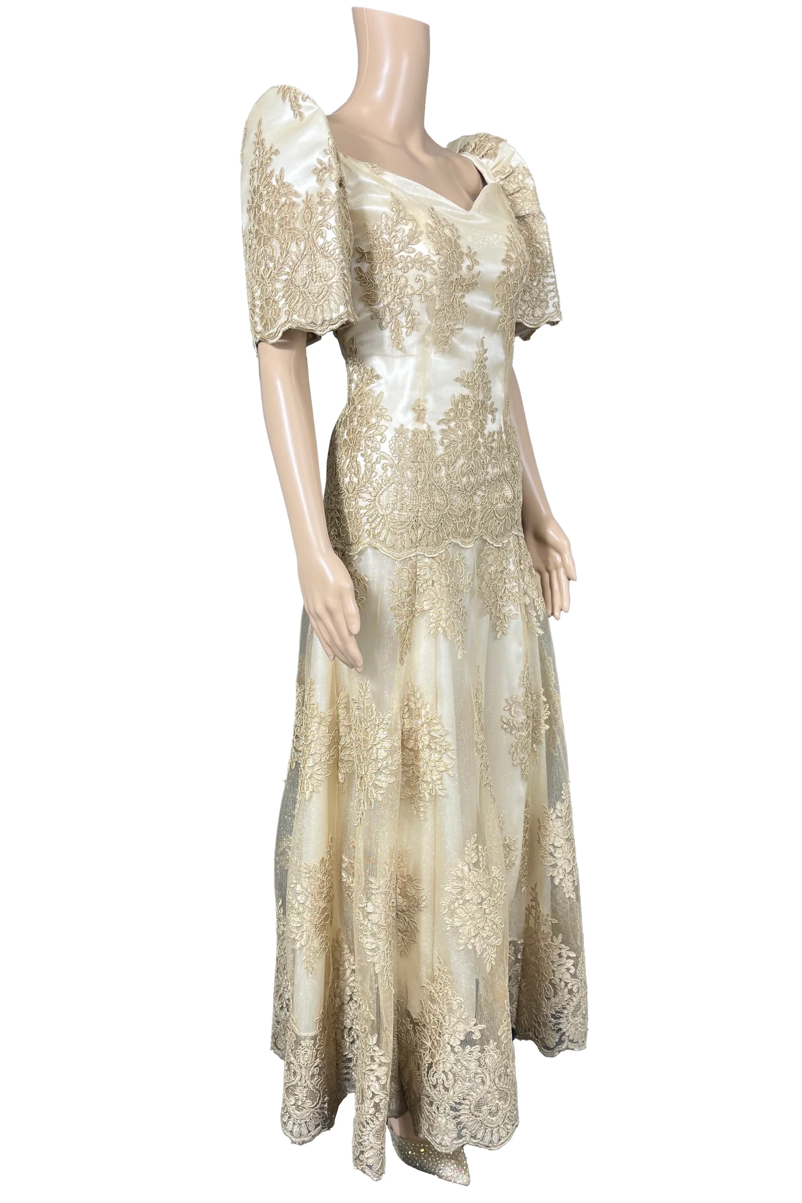 Prestige Elegant Filipiniana Full Lace Gown with Lining - Helaena - JB804 - Image 4