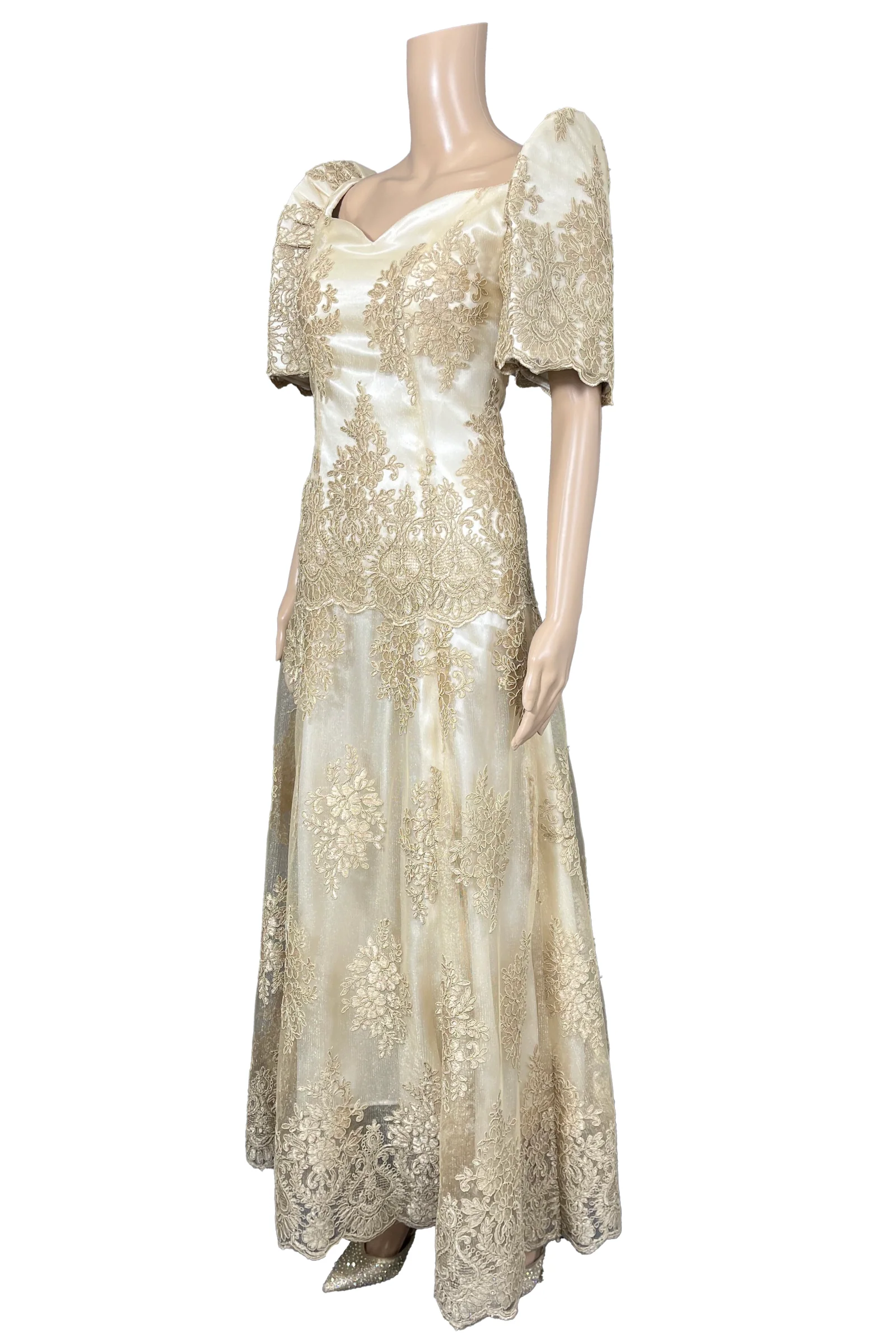 Prestige Elegant Filipiniana Full Lace Gown with Lining - Helaena - JB804 - Image 5