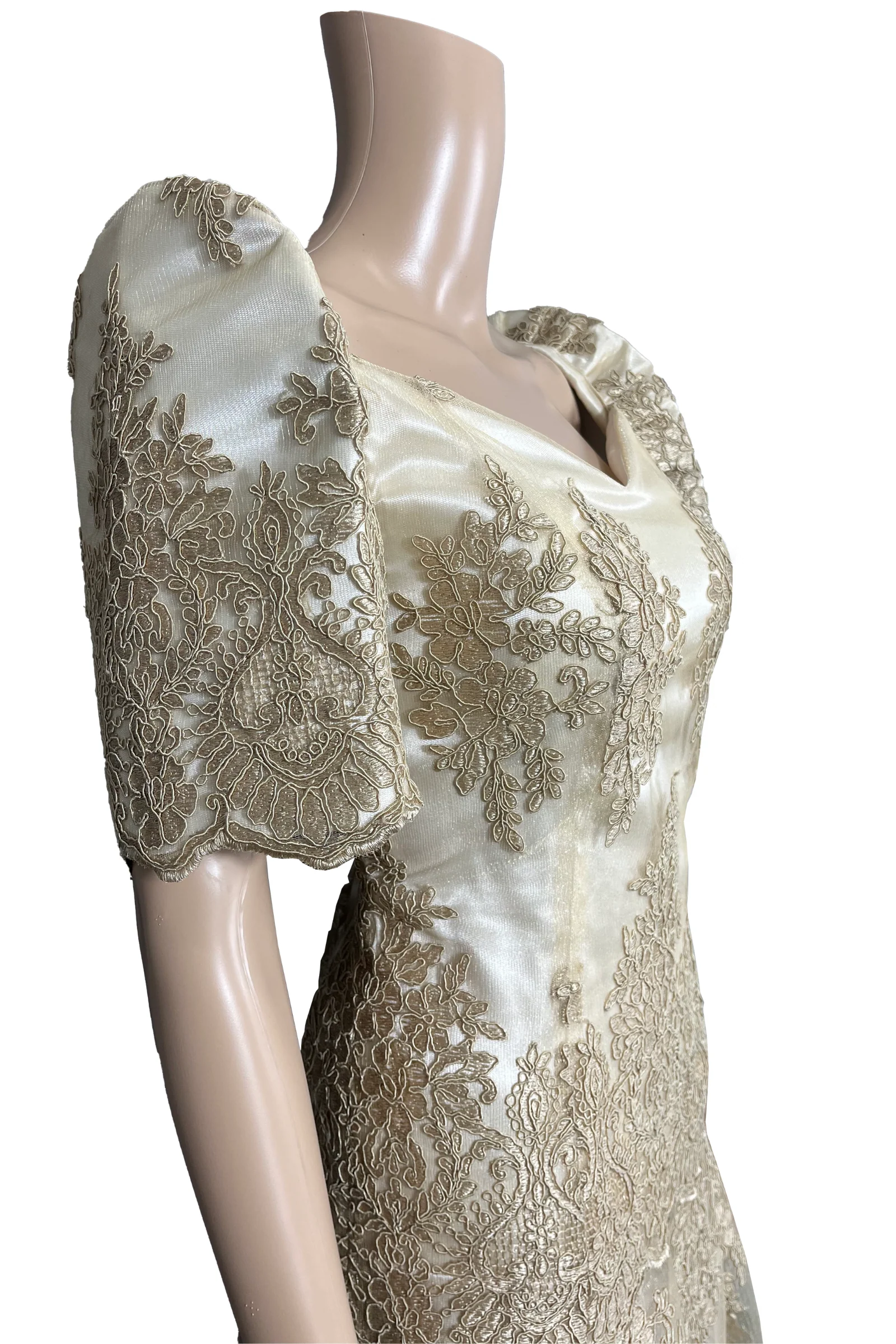 Prestige Elegant Filipiniana Full Lace Gown with Lining - Helaena - JB804 - Image 8