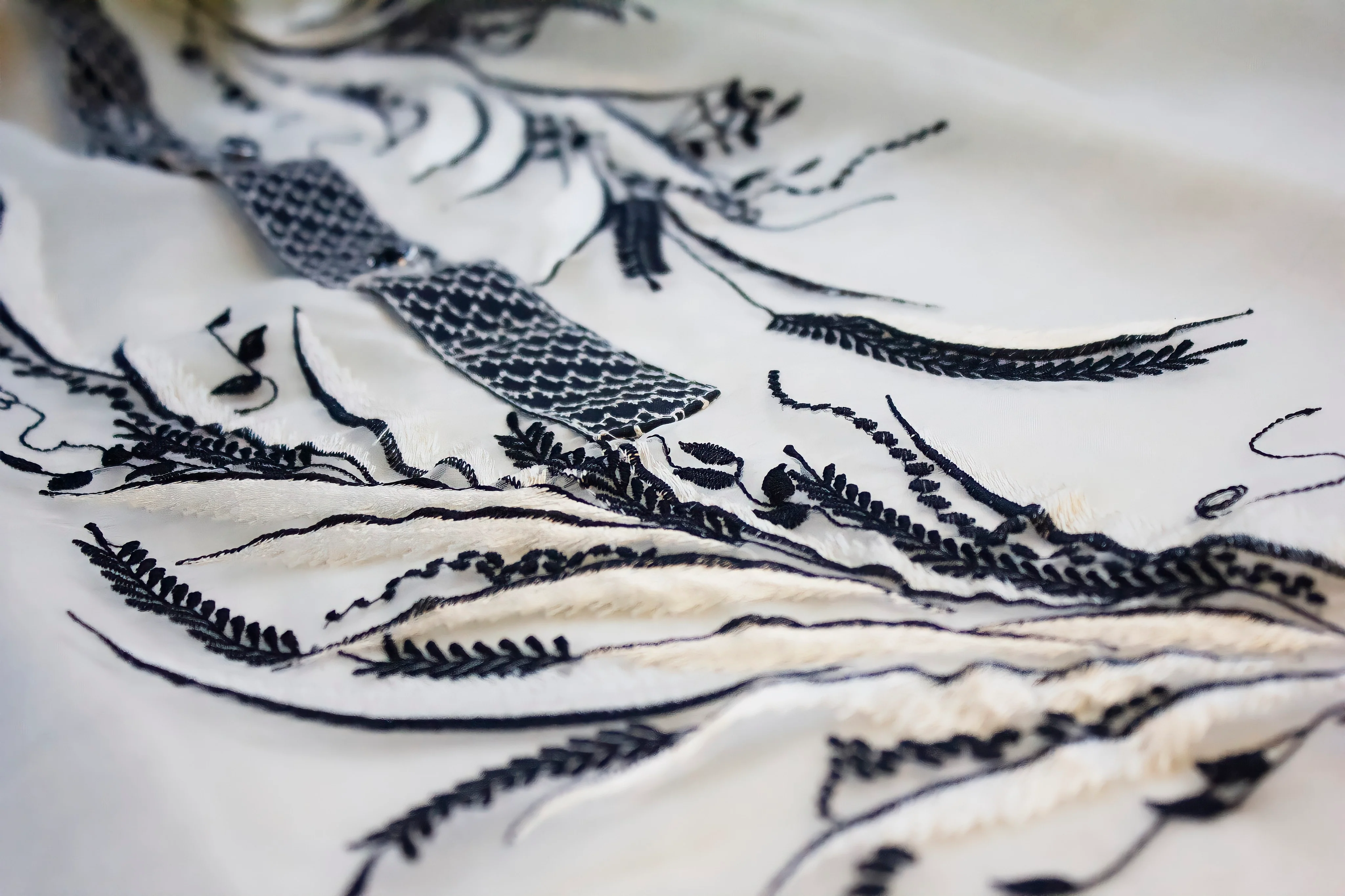 Piña Organza White Cultural Barong Tagalog - Fernando  -LST1 - Image 3